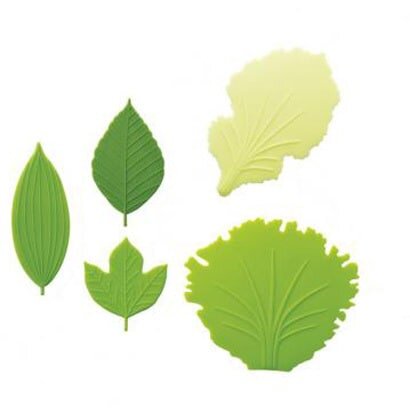 Silicone Lettuce & Leaf Balun 5 Pieces