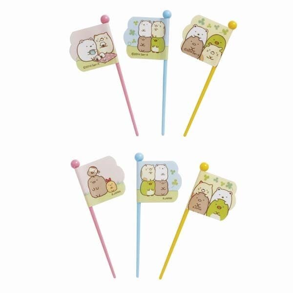 Sumikko Gurashi Food Pick 3 kind Set