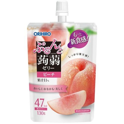 Orihiro Purunto Konnyaku Jelly Peach