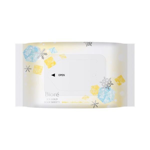 KAO Biore -3℃ Cold Body wipes 20sheet Peach