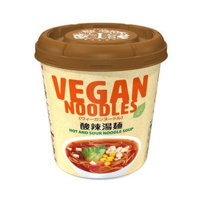 Vegan Noodles Hot and Sour Soup