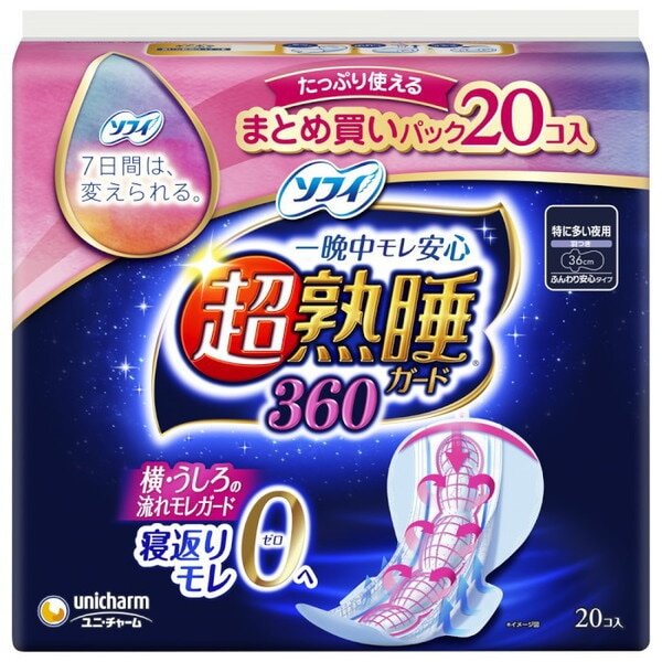 Unicharm Sofy Nigt Ultra Fit Wing Sanitary Pads 20pcs