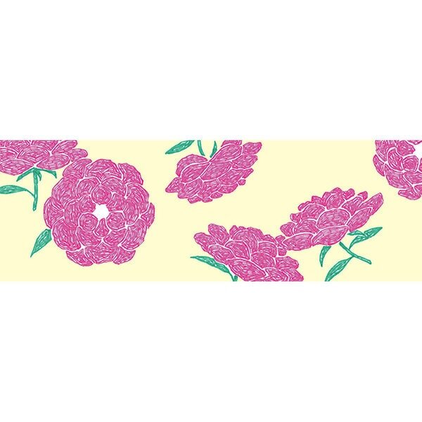 SODA Transparent Washi Tape Flower Pink
