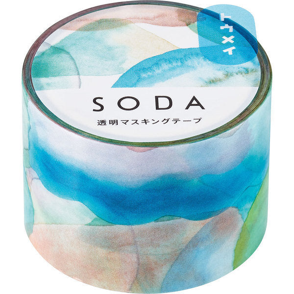 SODA Transparent Washi Tape Watercolor