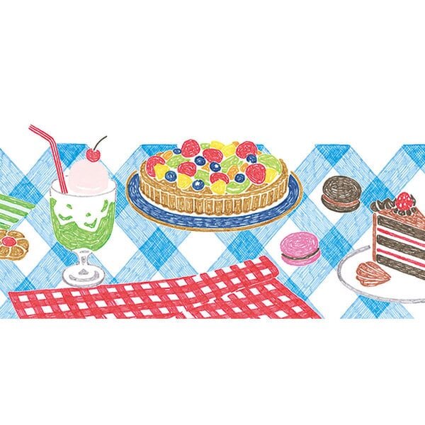 SODA Transparent Washi Tape Tea Time