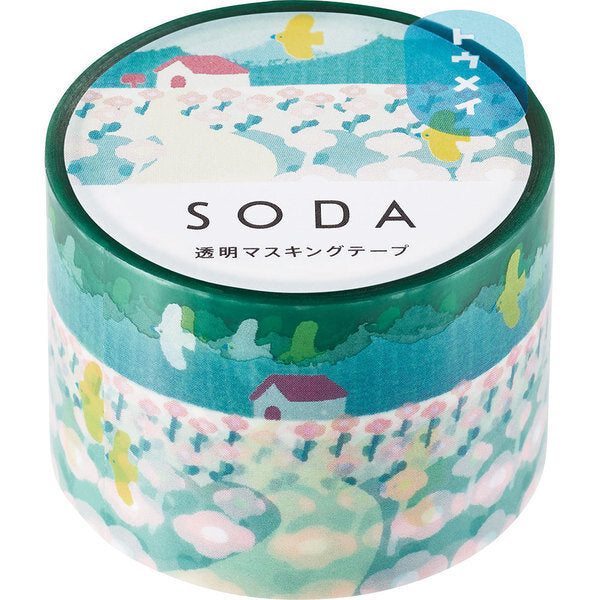 SODA Transparent Washi Tape Home
