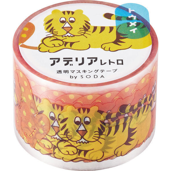 SODA Transparent Washi Tape Zoo Mate