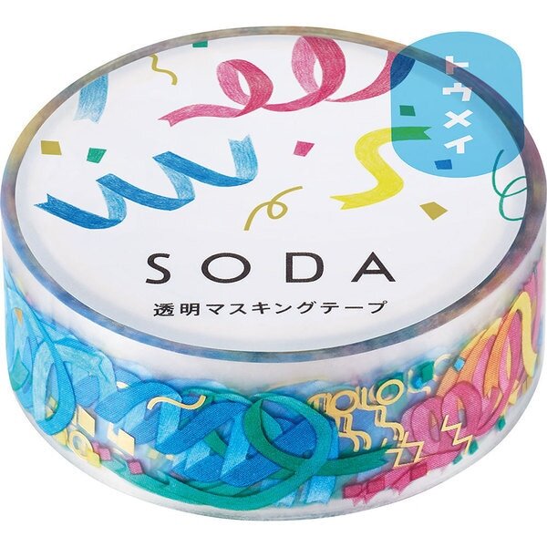SODA Transparent Washi Tape Party