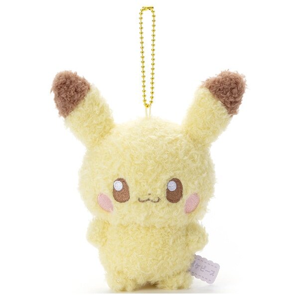 Pokemon Pokepiece Plush Toy Ball Chain Mascot Pikachu