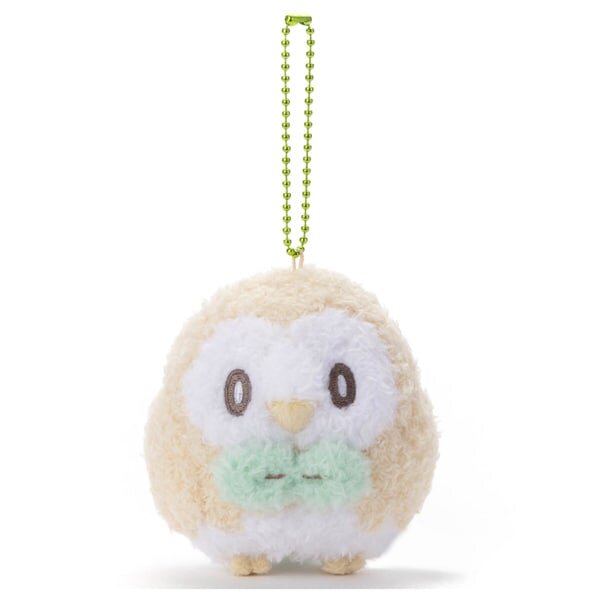 Pokemon Pokepiece Plush Toy Ball Chain Mascot Mokuro