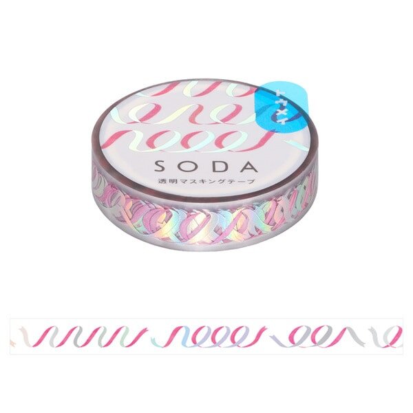 SODA Transparent Hologram Washi Tape Ribbon