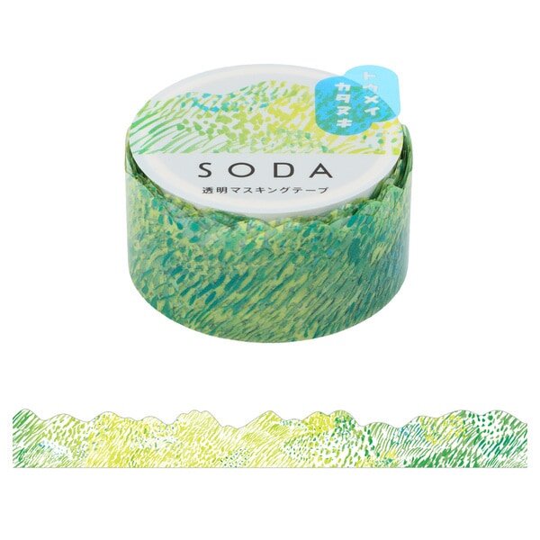SODA Transparent Washi Tape Mountains