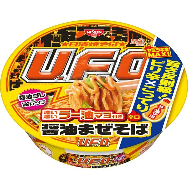 Nissin UFO Mazesoba Mayo Spicy Soy Sauce