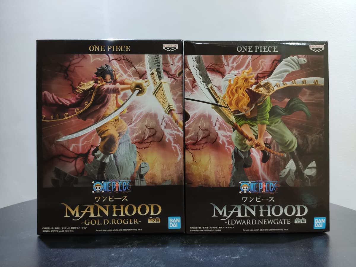 One Piece Gol D Roger vs Edward Newgate Figure Set