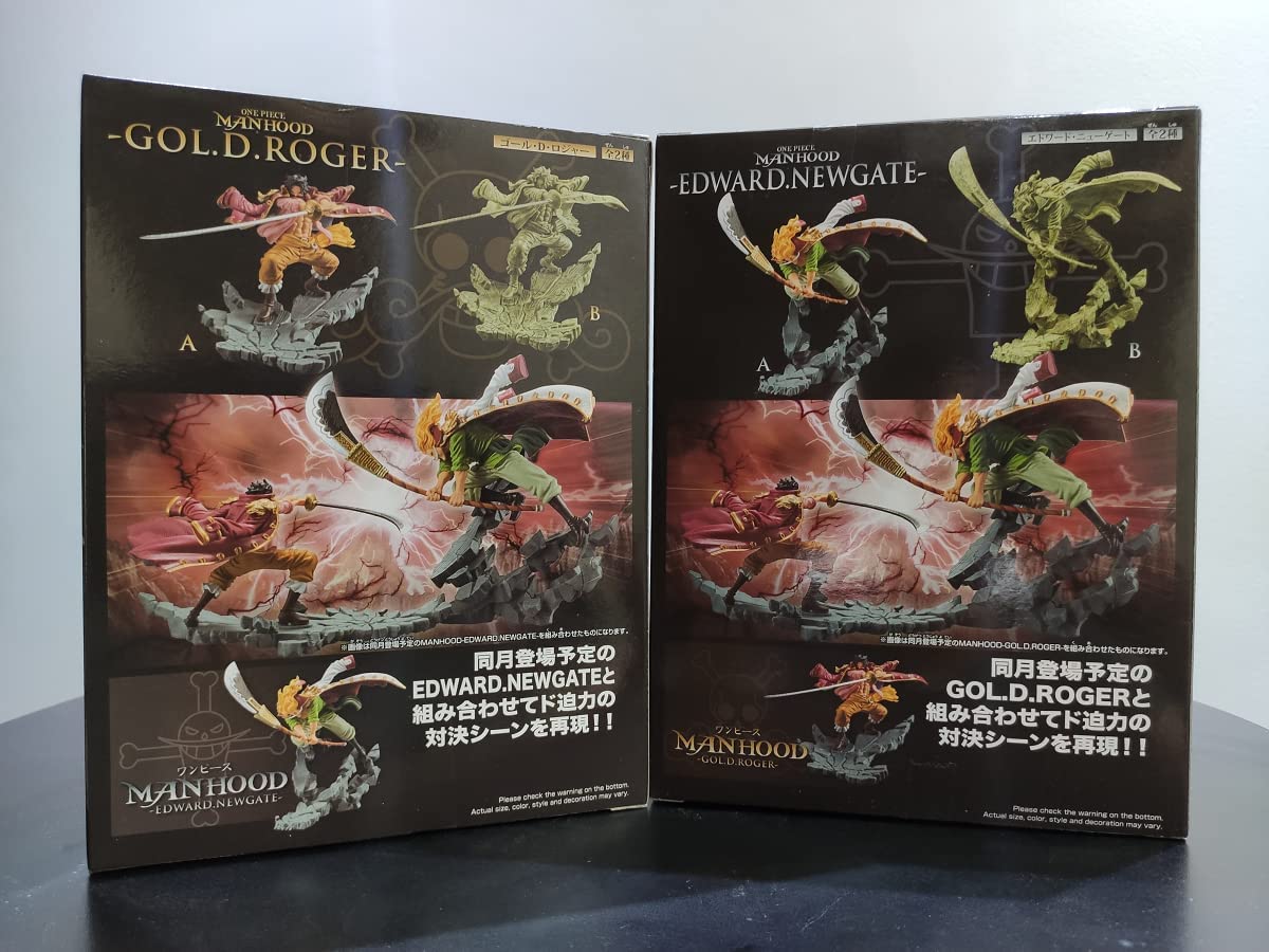 One Piece Gol D Roger vs Edward Newgate Figure Set