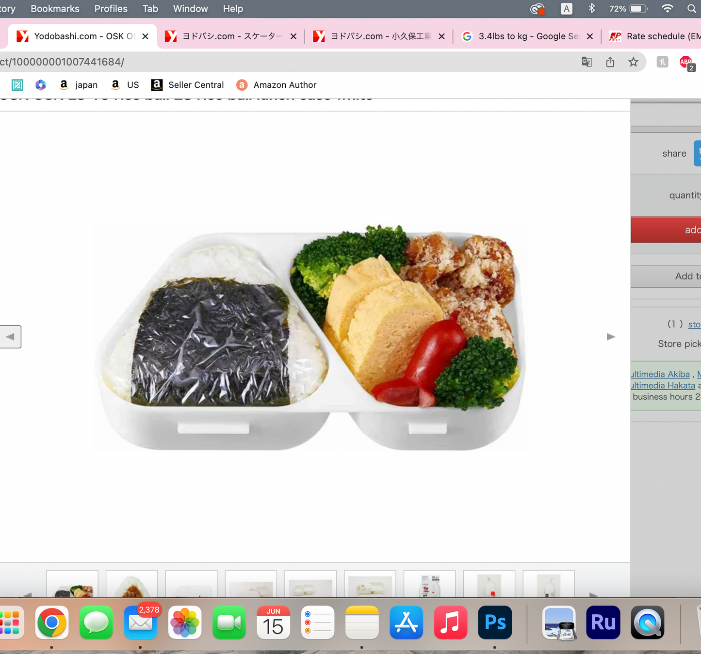 Onigiri Lunch Container