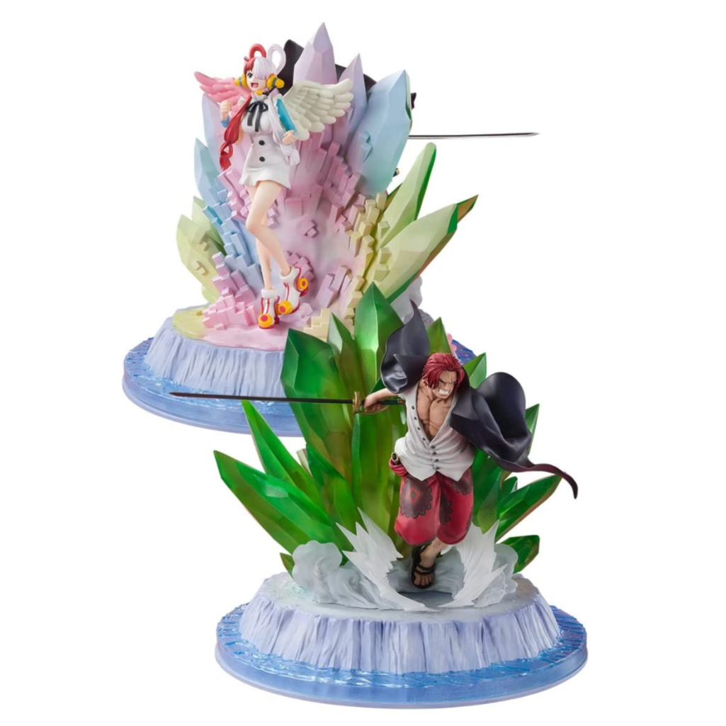 One Piece Film Red Shanks & Uta Figure Set