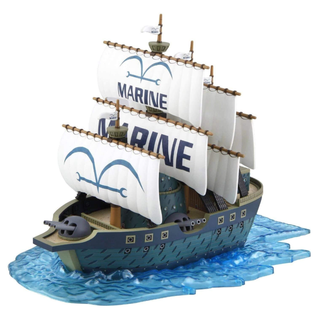 One Piece Navy Ship Model