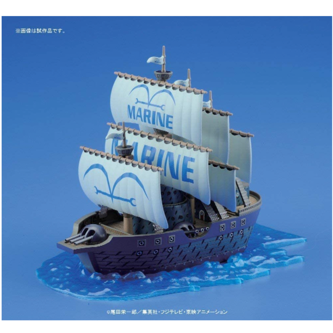 One Piece Navy Ship Model