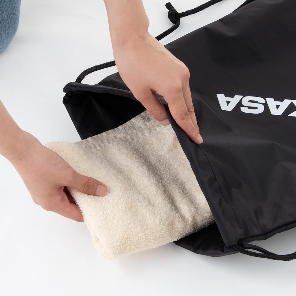 MIKASA Drawstring Bag Black