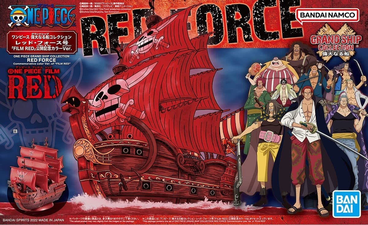 One Piece Akagami Film Red Ship Model