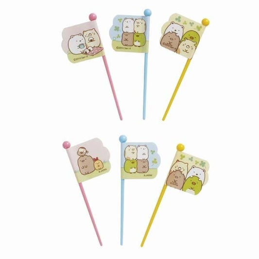 Sumikko Gurashi Food Pick 3 kind Set