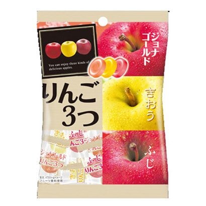 Pine 3 kinds of Apple Flavor Hard Candy