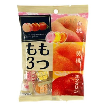 Pine 3 kinds of Peach Flavor Hard Candy