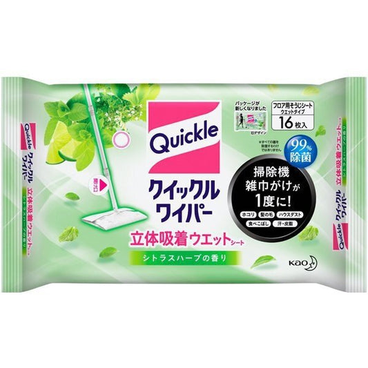 Quickle Wiper Wet Type Citrus Fragrance 16 Sheets