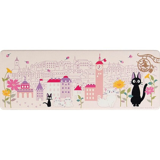 Kiki's Delivery Service Jiji Flower Town Long Floor Mat 45×120cm