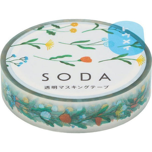 SODA Transparent Washi Tape Flower