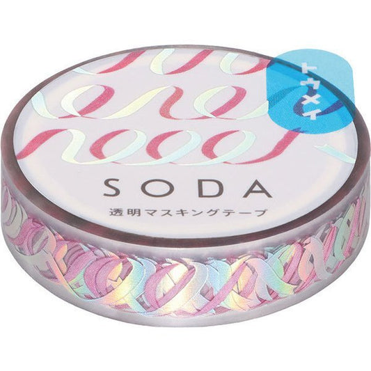 SODA Transparent Hologram Washi Tape Ribbon