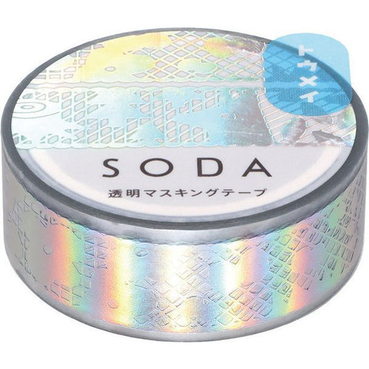 SODA Transparent Hologram Washi Tape Lace