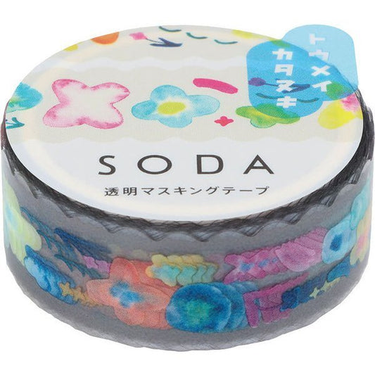 SODA Transparent Washi Tape Petal