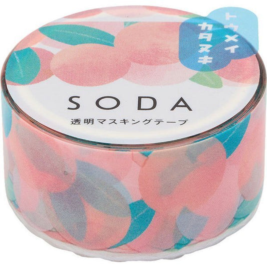 SODA Transparent Washi Tape Peach
