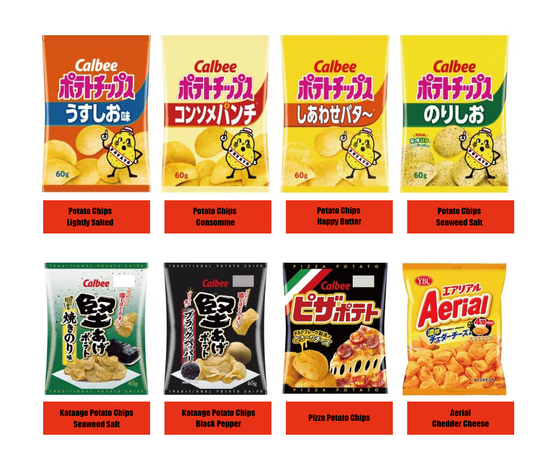 Assorted Chips Set of 24