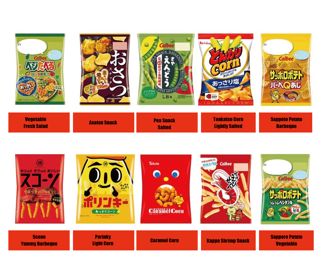 Assorted Chips Set of 24