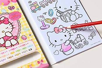 Hello Kitty Color Pencils (16colors)  w/ Notebook