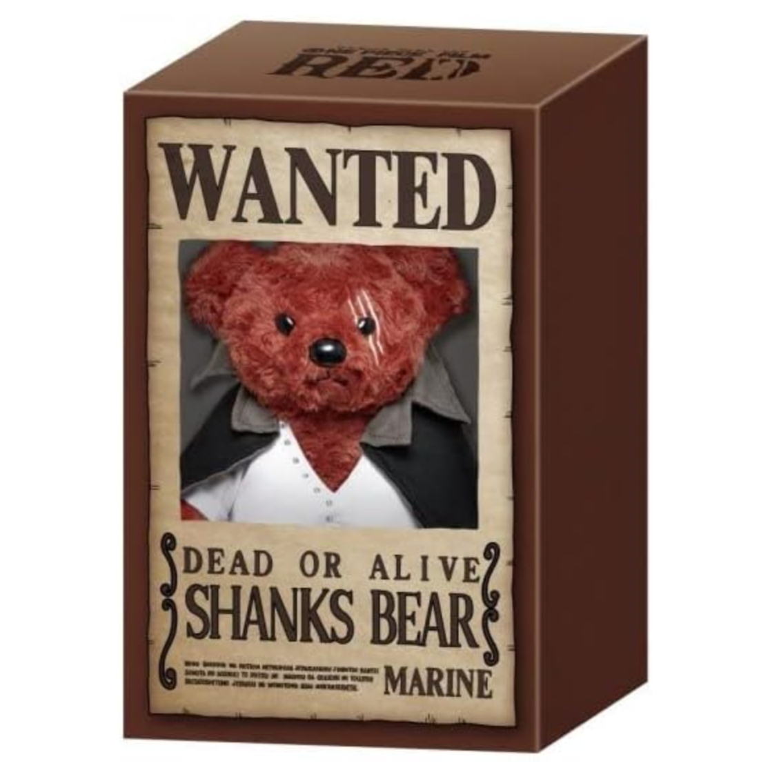 One Piece Shanks Teddy Bear Plushie