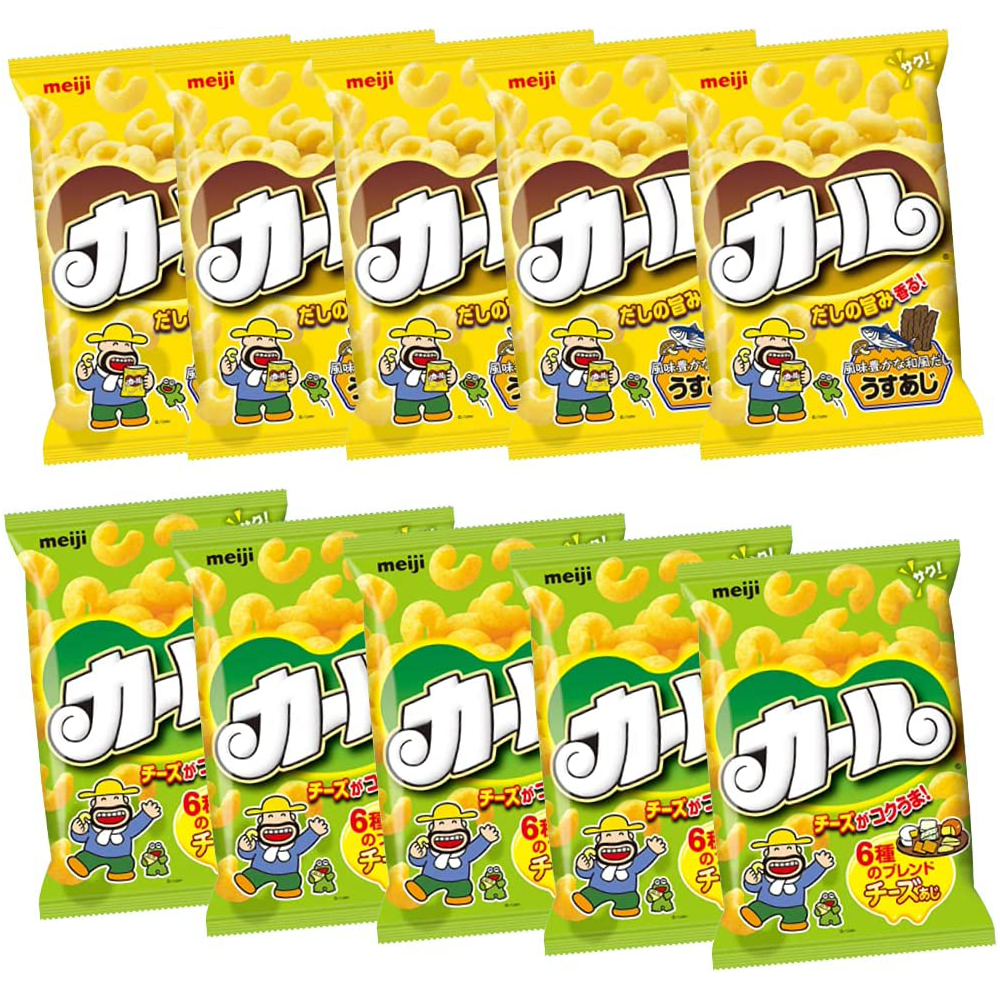 Meiji Karl Cheese Corn Puff Set of 10