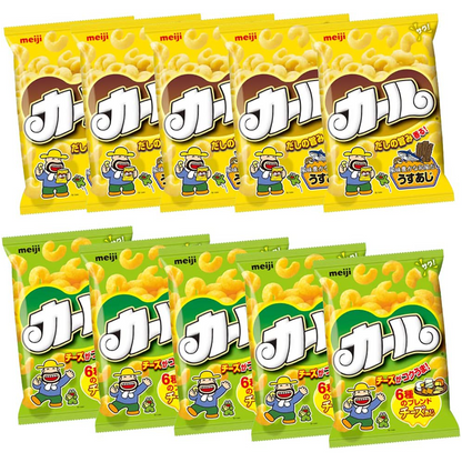 Meiji Karl Cheese Corn Puff Set of 10